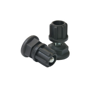 Regulator of height for a profile Ø 25 steel bolt (M8)