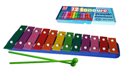 Diatonic glockenspiel 12 tone COLORS